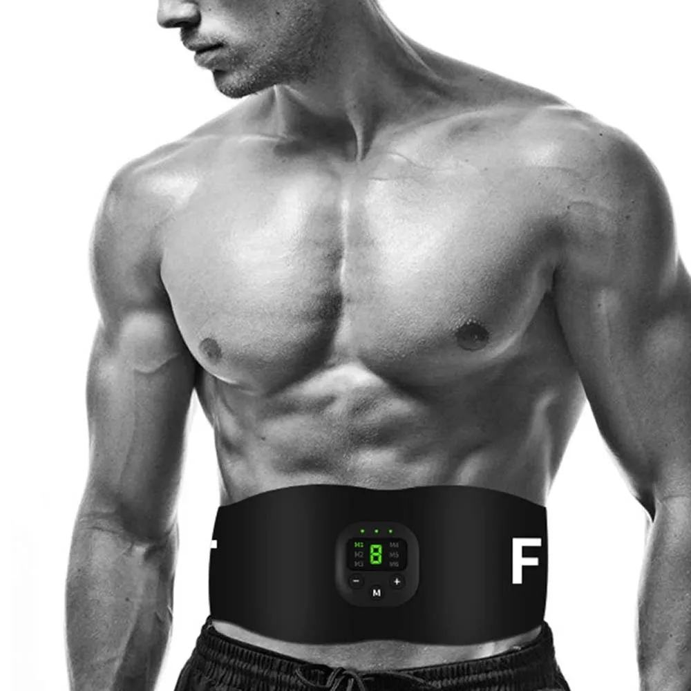 Muscle Stimulator Belt With LED Display ABS Trainer EMS Abdominal