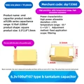 20 Pz Condensatori Al Tantalio SMD Tipo B - B3528 35V 1uF 105°C (smw, Cina)