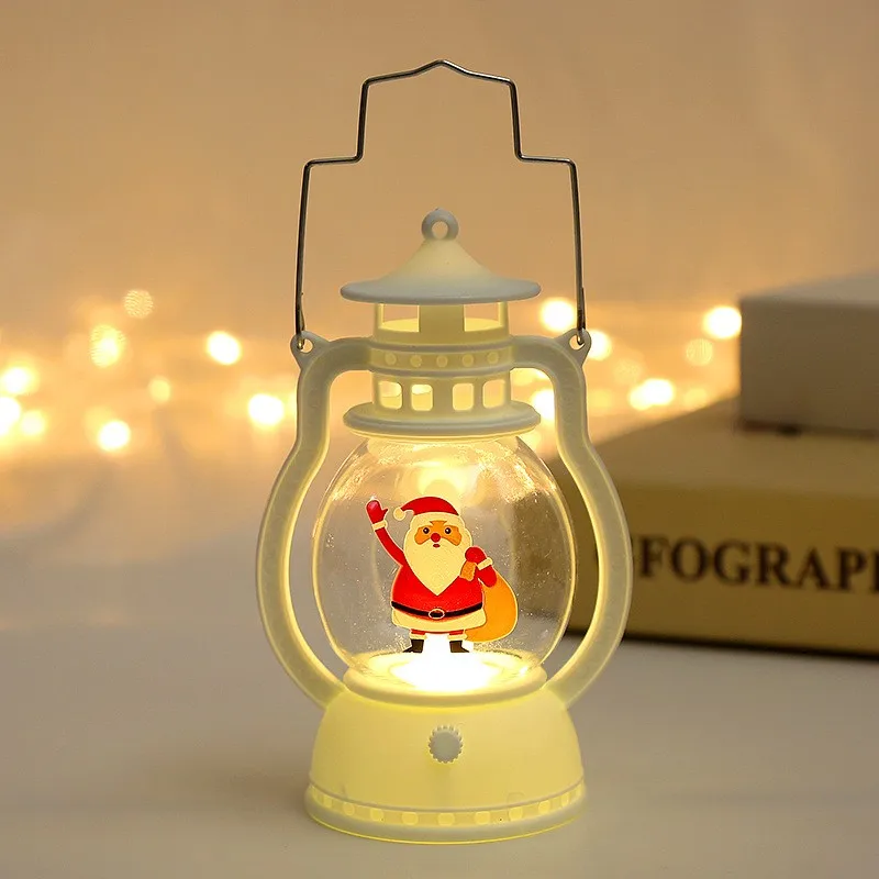 thumbnail image 1 of Lámpara LED 2025 Decoración Linterna portátil navideña Árbol de Navidad de Papá Noel Luces de viento Colgante Navidad Decoración de Año Nuevo, 1 of 5