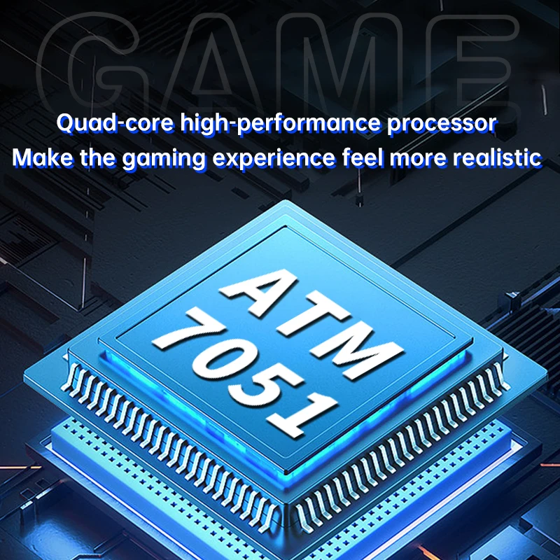 X80 Retro Handheld Game Console 7 Inch Screen HD TV Portable Game Player Built-in 16GB 10000 Games 10 Simulators for PS/PS1/MAME