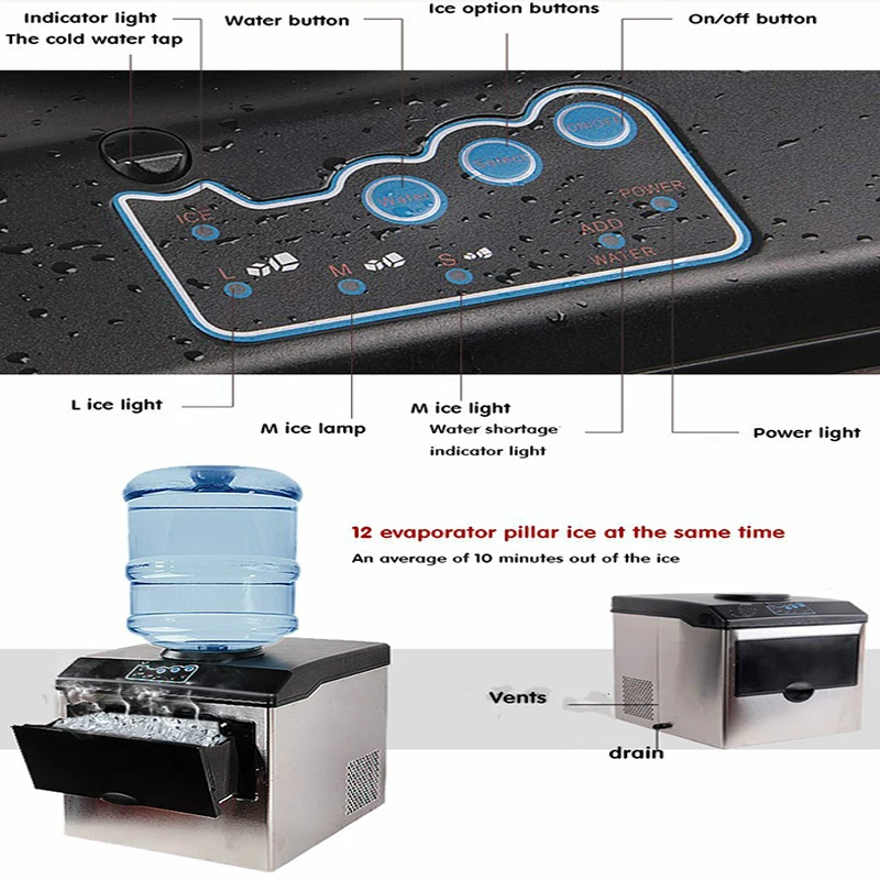 Guaranteed Quality Small Ice Makers Countertop Mini Size Making Machine Ice  Maker - AliExpress