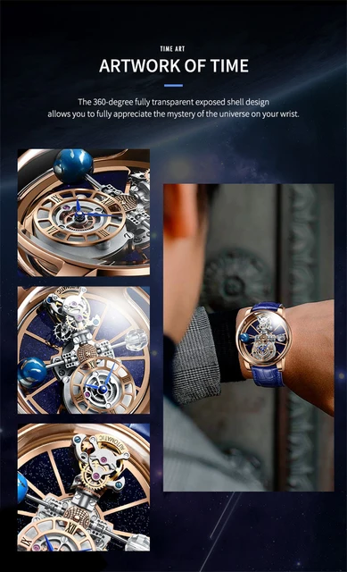 PINDU Design New Russian Roulette Celestial Series Quartz Watch Men  Astronomia Casino Las Vegas In Hand Jacob & Co Man Watches