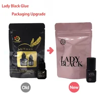 1 Bottle Korea Lady Black Eyelash Extension Glue Fast Drying 5ml Original Professional False Lash Adhesive Makeup Tools Shop 1