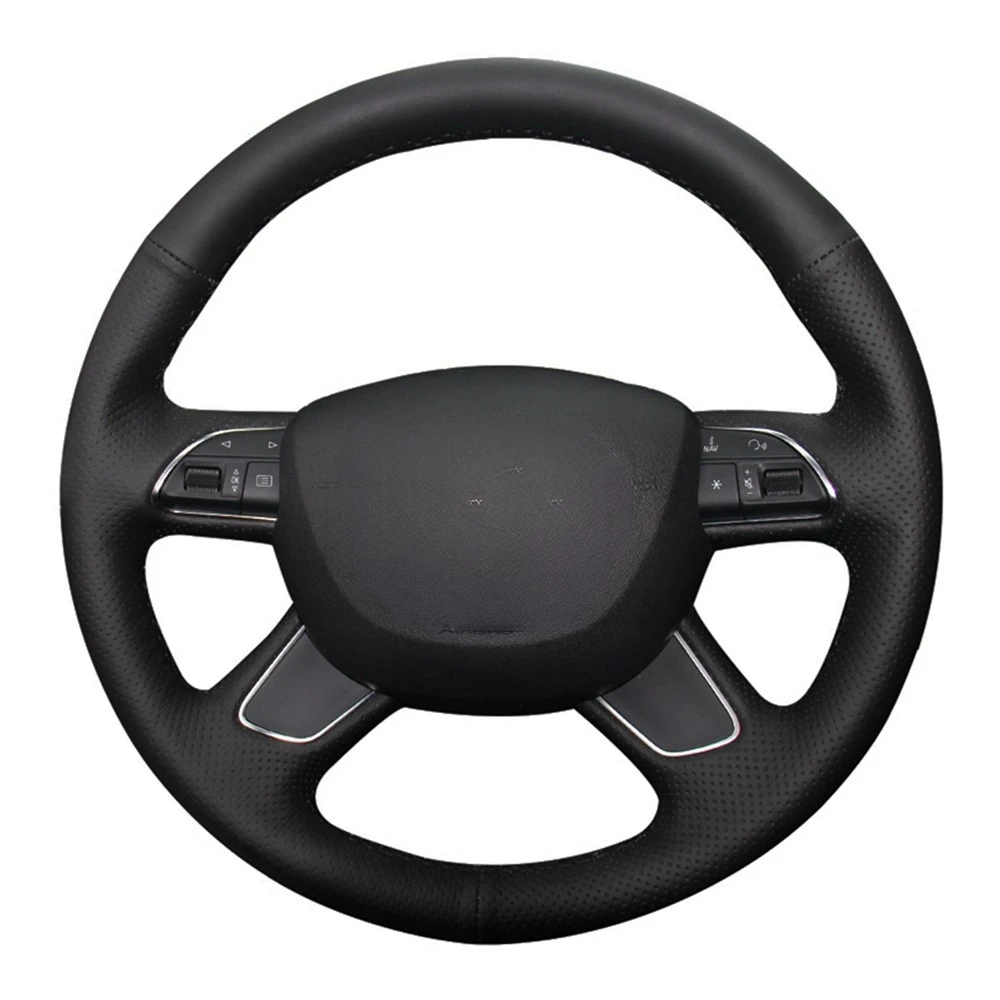 Coprivolante Per Auto In Pelle Artificiale Cucita A Mano Per Audi A3 8V Sportback A4 B8 Avant A6 C7 A8 D4 Q3 8U Q5 8R Q7 4L