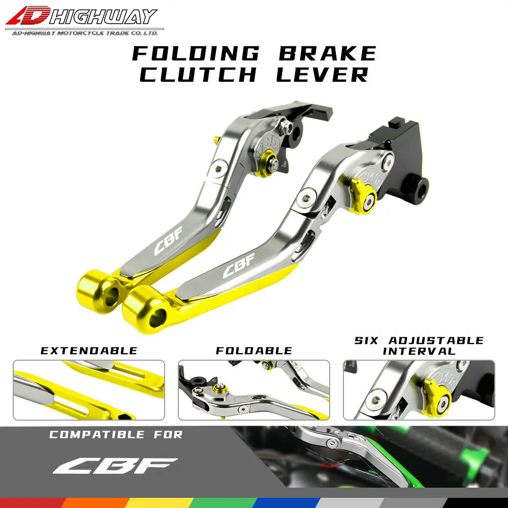 

20 Colors CNC Aliuminum Brake Adjustable Extendable Folding Brake Clutch Levers For HONDA CBF1000 CBF 1000 2009 2008 2007 2006