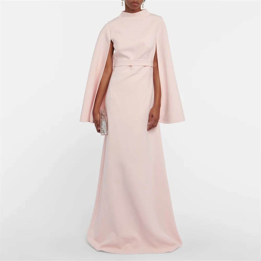 

LUNAFLEYA Simple Elegant O Neck Sleeveless Fashion Mermaid Long Evening Dress For Woman Floor Length Fashion Classy Prom Gown