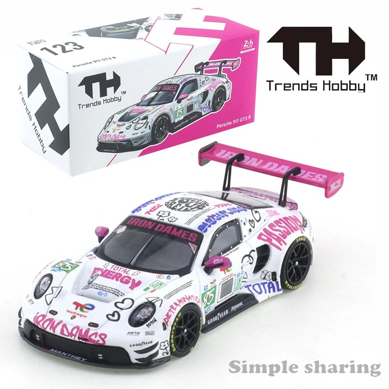 LeMans 24H Porsche 911 GT3 R Collectible 1:64 Scale Model Car