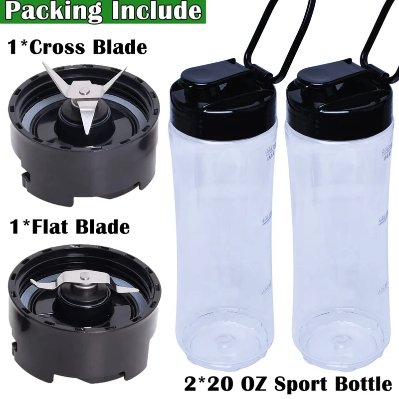 20OZ Blender Bottle for Oster My Blend Blender BLSTPB BLSTP2,2 Pack Blender  Cup with 2 Replacement Blade Blender - AliExpress