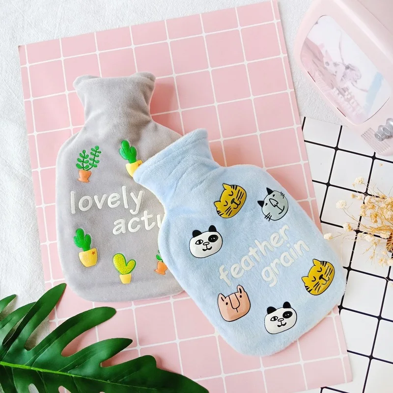 Chauffe-mains Portable En Peluche, Mini Sac À Injection D'eau Pour Le  Ventre, Sac Pour Les Mains Chaudes D'hiver Pour Étudiants - Bouteilles  D'eau Chaude - AliExpress