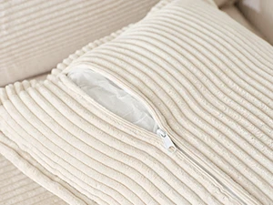 sofa with pillows