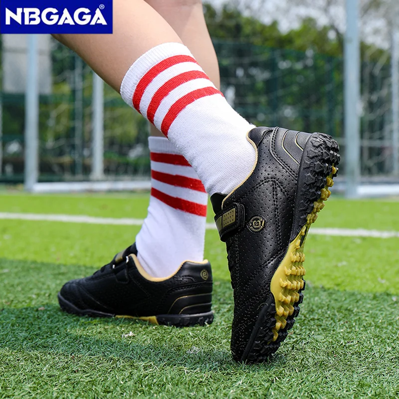 어린이 청소년 축구화 스포츠 협회 필드 보이 축구화 미끄럼 방지 경량 트레이닝 스니커즈 어린이 축구 경기용