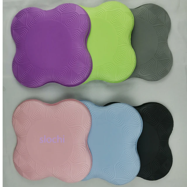 Pilates Knee Wrist Hand Non-slip Solid Color Protective Pad Yoga Mat  Non-slip Knee Pad Elbow Pad Soft TPE Foam Pad Support