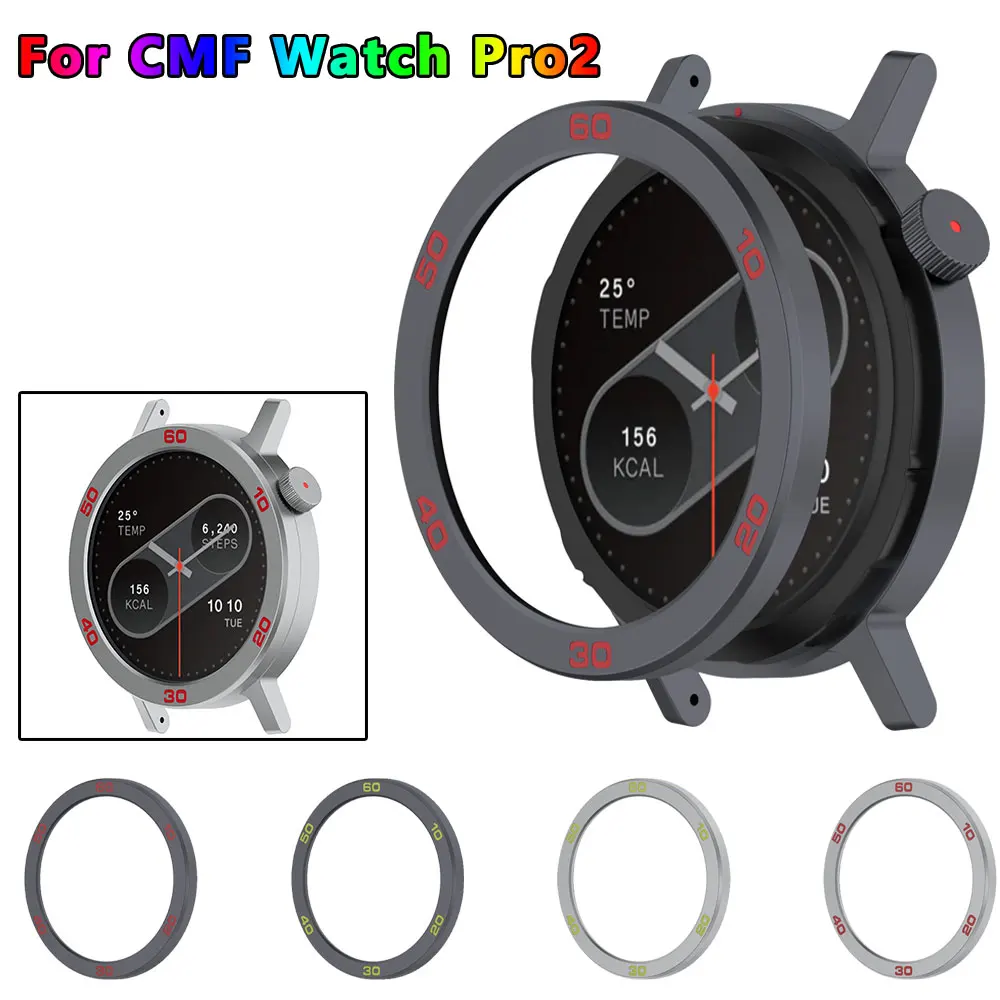 Enhanced Metal Bezel Ring with Tempered Film