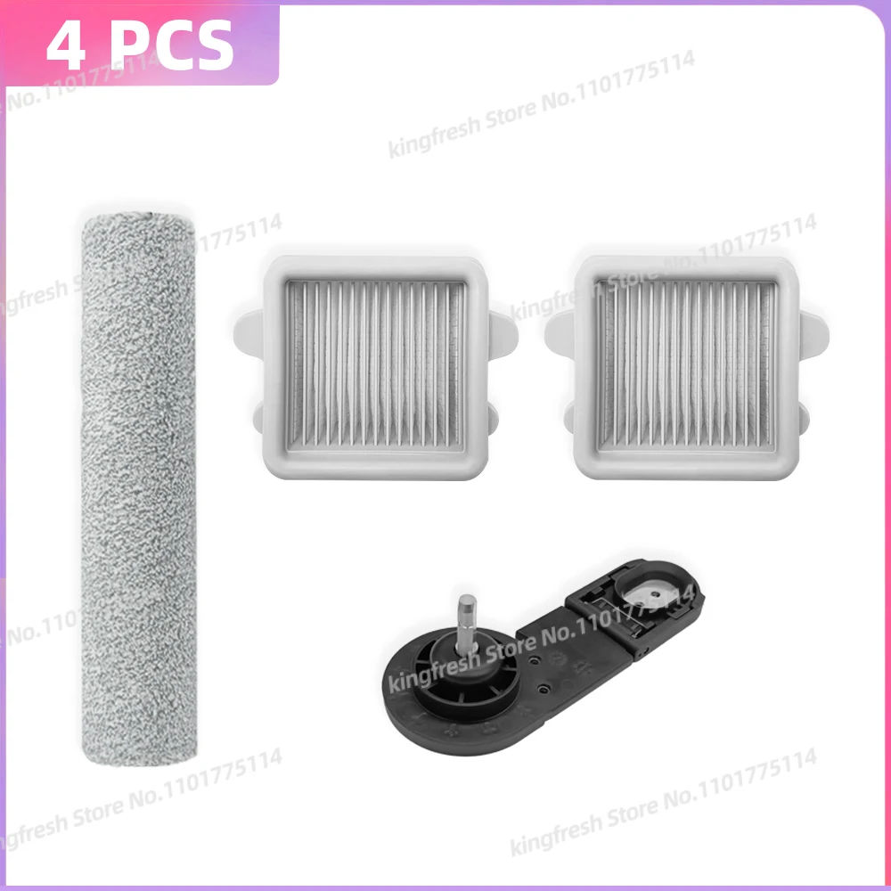 Kit Pièces Rechange Pour Roborock F25 – 2 Brosses Rotatives + 2 Filtres HEPA – Compatible F25 RT/ACE/LT/ALT