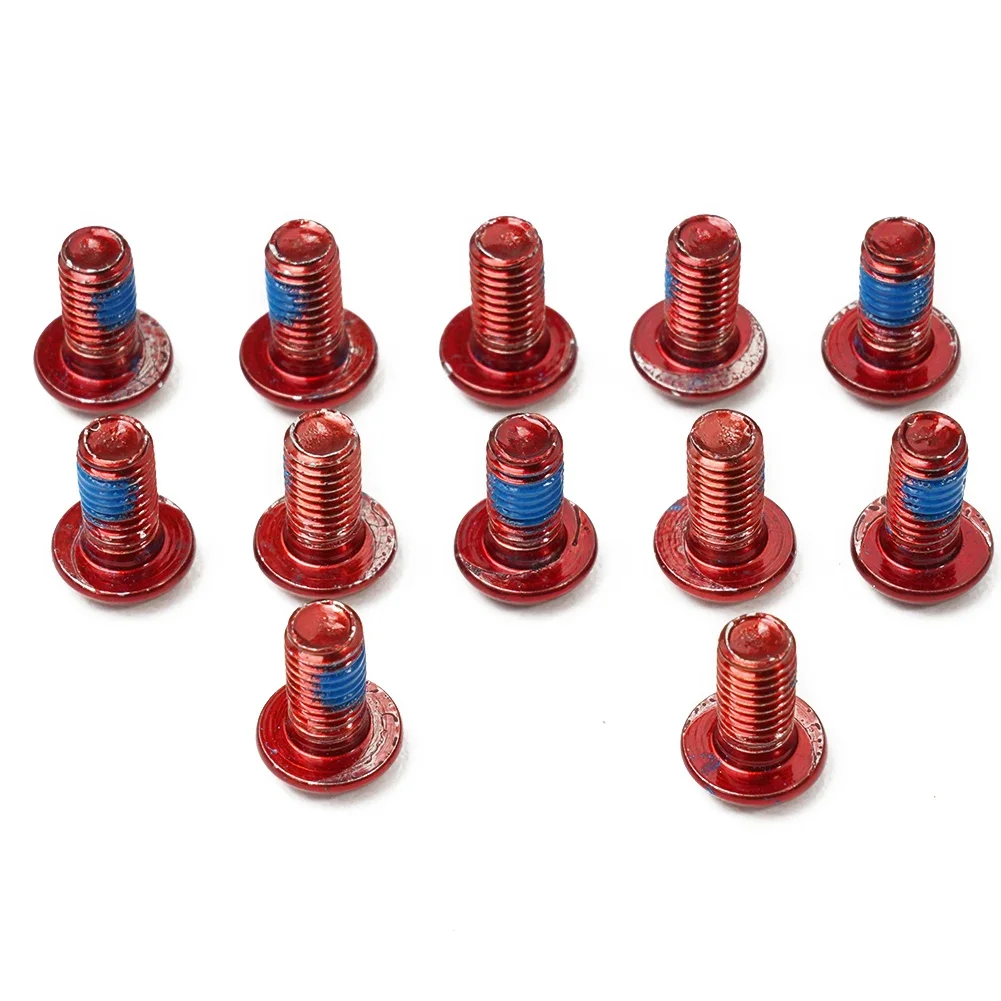 

M5x9mm T25 Screws Brakes Bolt Bike Hubs Nut Bike Disc Brake Screws Set Of 12 M5x9 Bolts With Multiple Color Options
