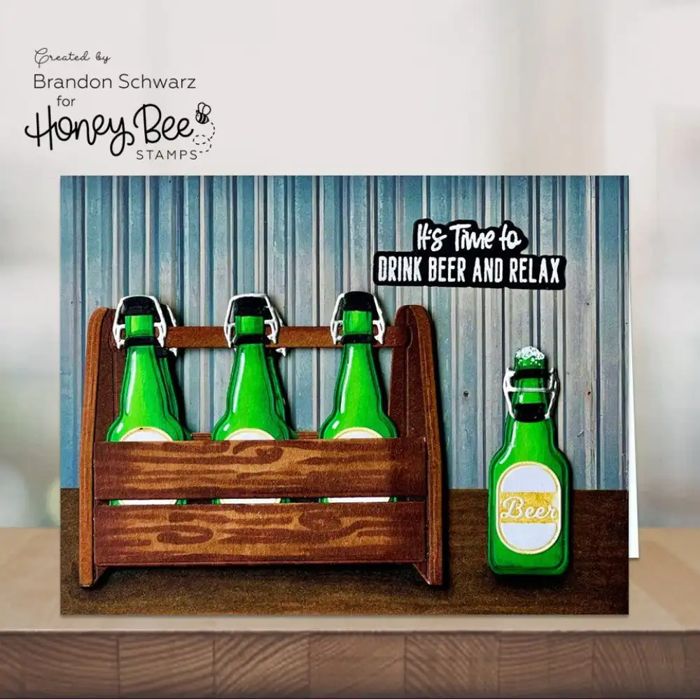 파이어핏 도구 와인 병 말 금속 커팅 다이 클리어 스탬프 스텐실 핫 포일 DIY 카드 만들기 스크랩북 템플릿 2025 신제품