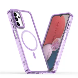 Powerful Magnetic Magsafe Ring Phone Case for Samsung Galaxy A55 (PURPLE)