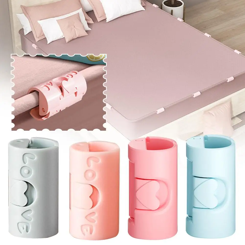 

6PCS Mattress Holder Quilt Bedspread Pin Clip Plastic Clip Bed Non-slip Button Clothes Peg Household Bed Clip Sheet Towel S I3P2