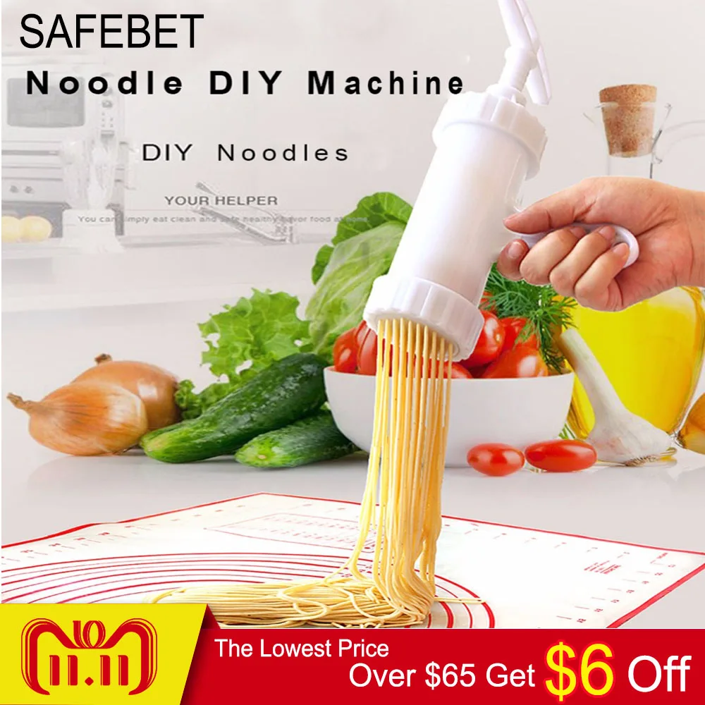 8pcs Pasta Maker Machine Noodles Maker macaroni Machine Kitchen Spaghetti Pates Pasta Pressing Noodle DIY