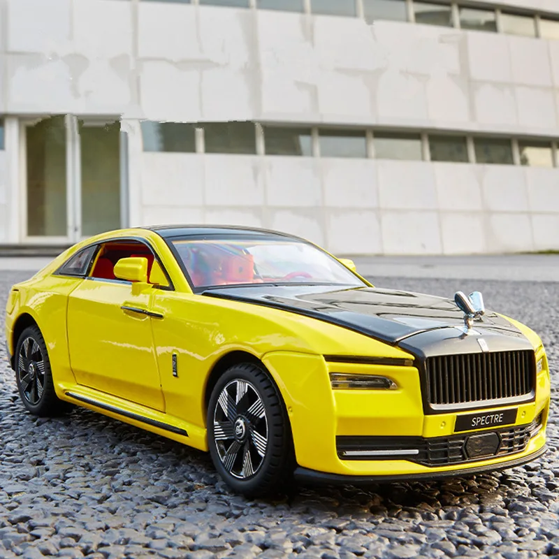 1:24 Rolls Royces Spectre Alloy New Energy Car Model Diecast Metal Luxy Car Charging Modello Di Veicolo Suono E Luce Regalo Giocattolo Per Bambini