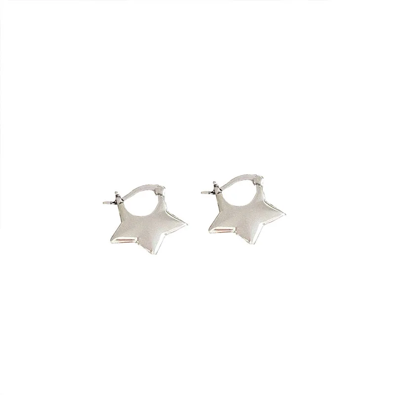 

Five-pointed Star Ear Buckle Female 2023 New S925 Sterling Silver Minority Simple Fashion Versatile Jewelry