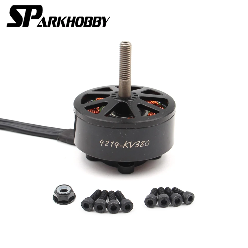 Бесщеточный двигатель SPARKHOBBY X4214 4214 380KV 6-8S Lipo UAV для 13-дюймового фотоаппарата