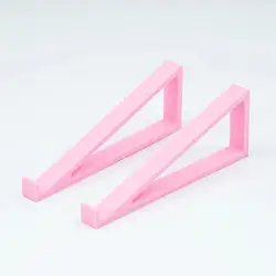 Ergonomic Keyboard and Monitor Riser with Storage Shelf (Pink)