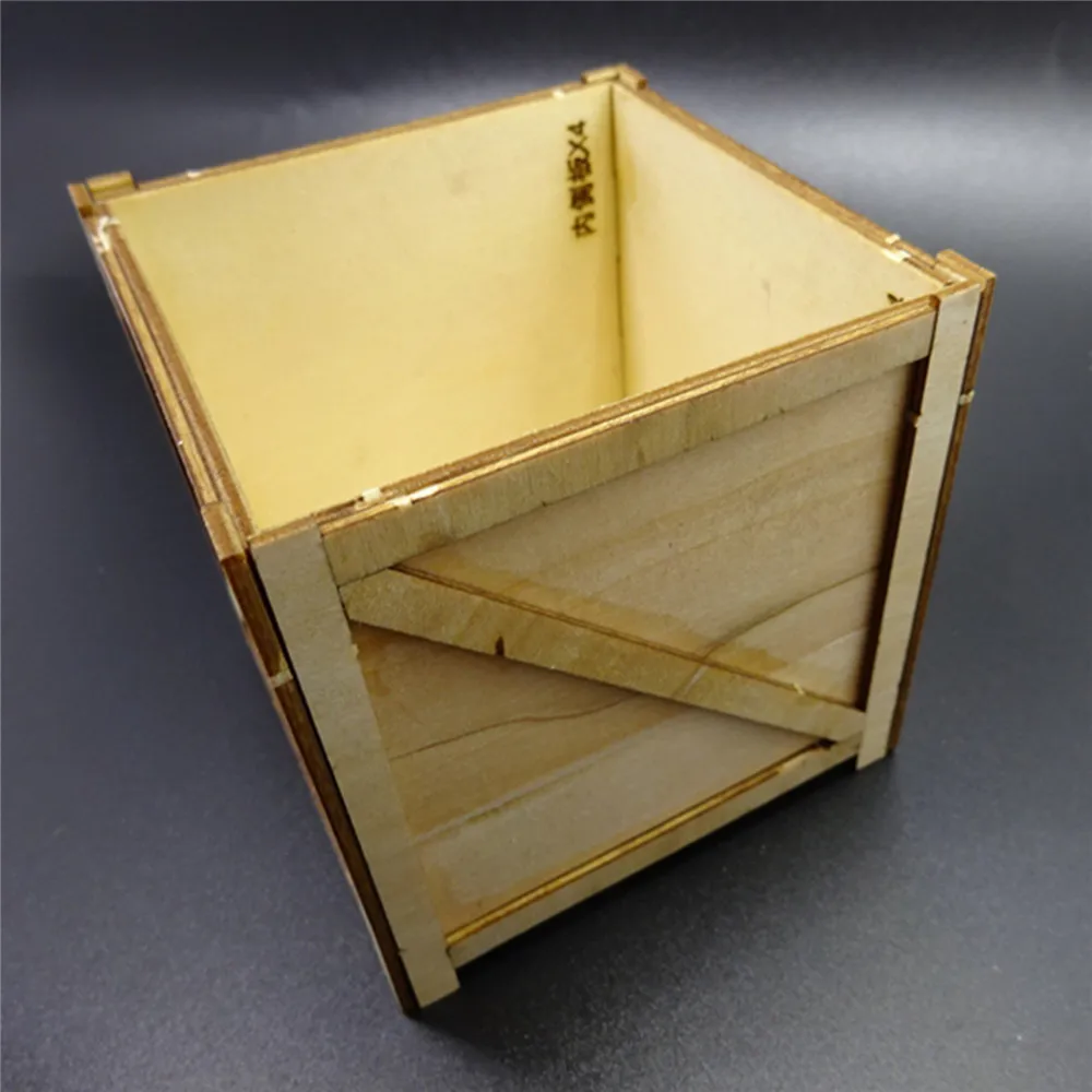 

Transport Wooden Box Model Scene Decoration For Tamiya 1/14 RC Truck Tipper Scania Actros RC Crawler TRX4 SCX10 Car DIY Parts