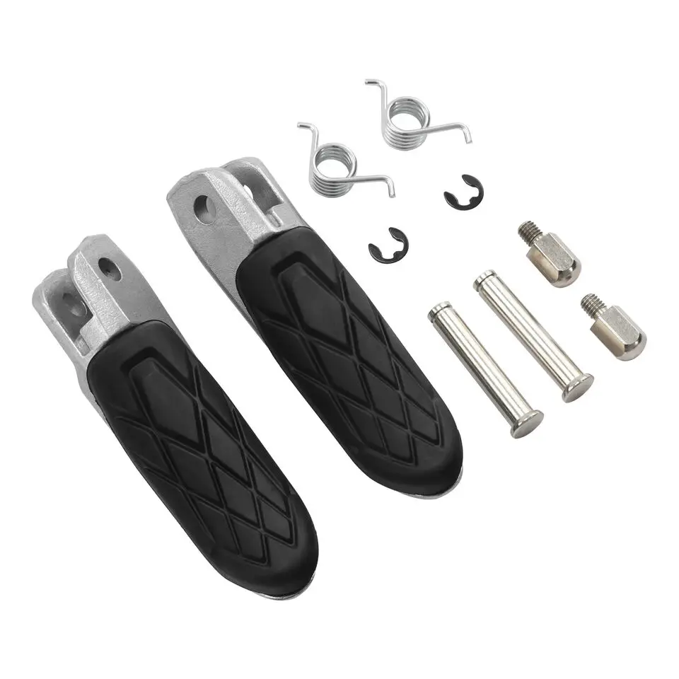 Front Driver Foot Pegs Footrest for Suzuki Hayabusa GSX1300R Motorcycle