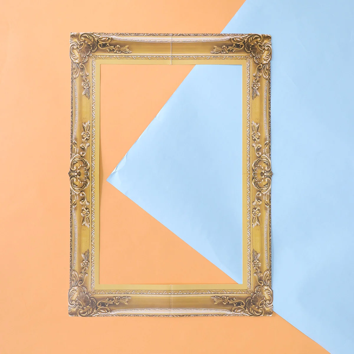 Frame Photo Party Props Booth Selfie Prop Wedding Picture Birthday Paper Diy Decoration Gold Graduation Cutouts Frames Holiday handheld photo props