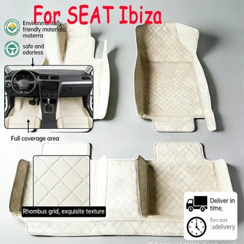 Tappetini per auto per SEAT Ibiza 6J 6P MK4 2008~2017 Tappeti impermeabili Accessori per auto durevoli