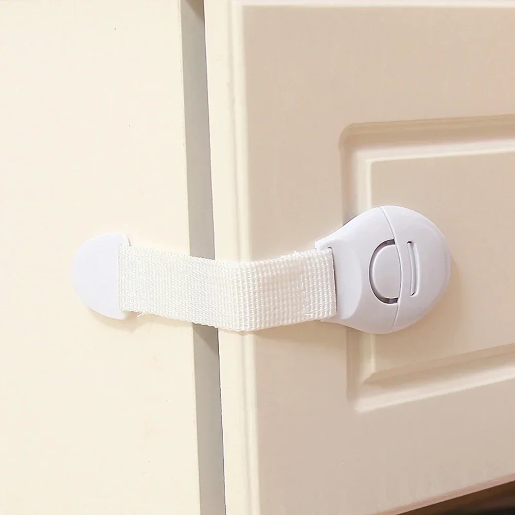Cabinet Safety Lock 10pcs/lot For Baby Furniture Door Drawer Lock Refrigerator Safety Locks Child Proof Infant Protector Brown