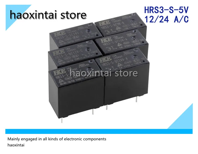 

10pcs HRS3-S-DC24V-C 3A 5 feet a group of conversion relays instead of HF32F-024-ZS3