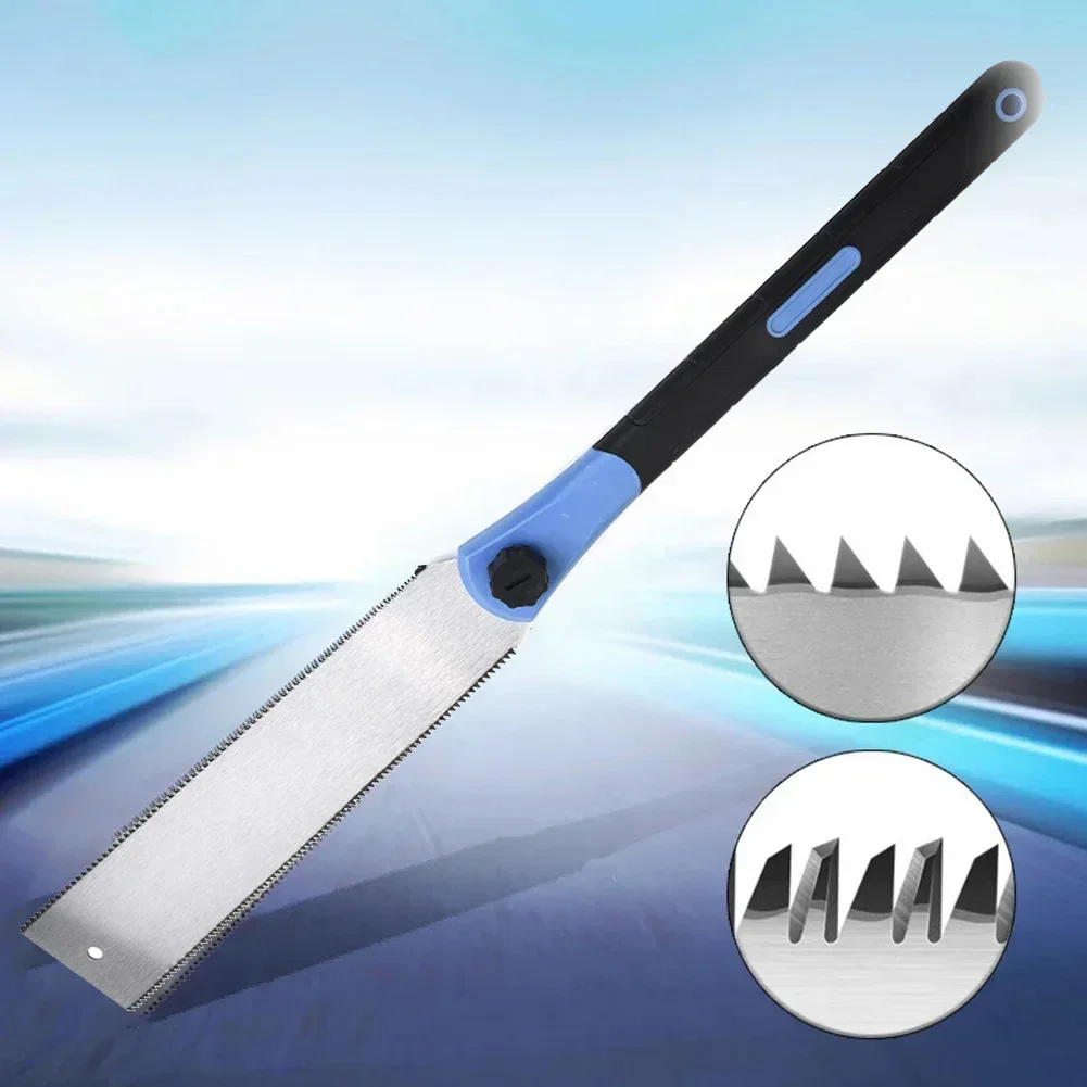 32cm Double Edge Hand Saw Japanese Ryoba Saw Double Edge Pull Interchangeable Flush Cut Flexible Blade Hand