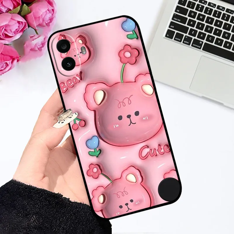 Cute Astronaut Fashion Shockproof Soft Bumper Case