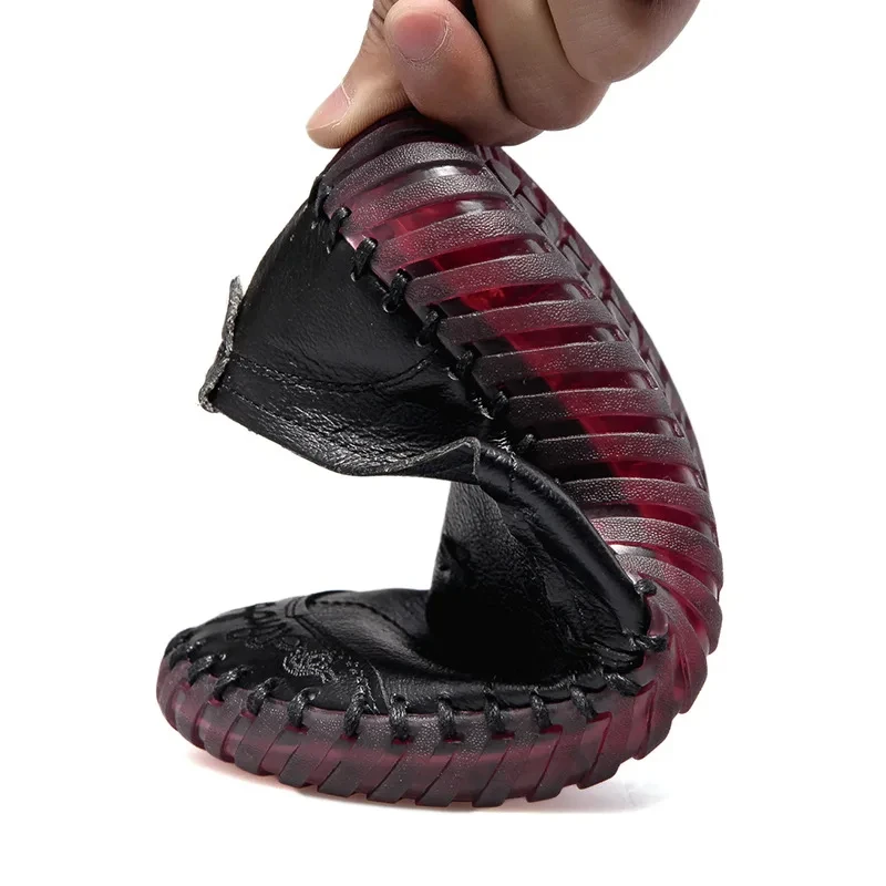 Fashion Cow Leather Loafers Ladies Luxury Brand Moccasins Women Summer Flats Casual Leisuer Daily Oxford Shoes Woman Flats