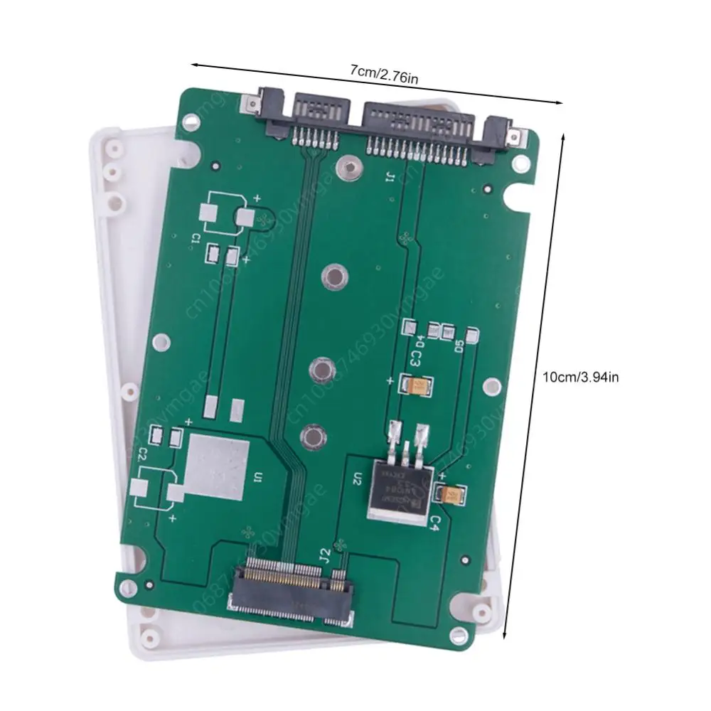 M.2 NGFF SSD a 2.5 inches SATA3 Enclosure Adapter Converter Case Enclosure 6gbps M.2 NGFF a 2.5in SATA III Adapter for PC