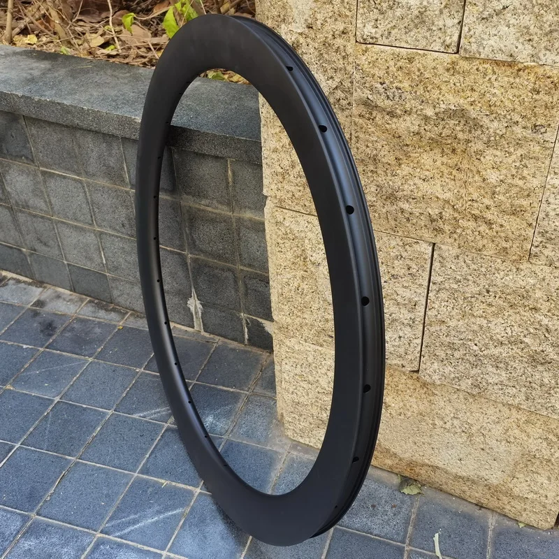 Light 700C Gravel Bike Road Carbon Rims Disc Brake 28mm Width 30mm 35mm 40mm 45mm 50mm 55mm Height Tubeless Toray T800 carbon mtb rims