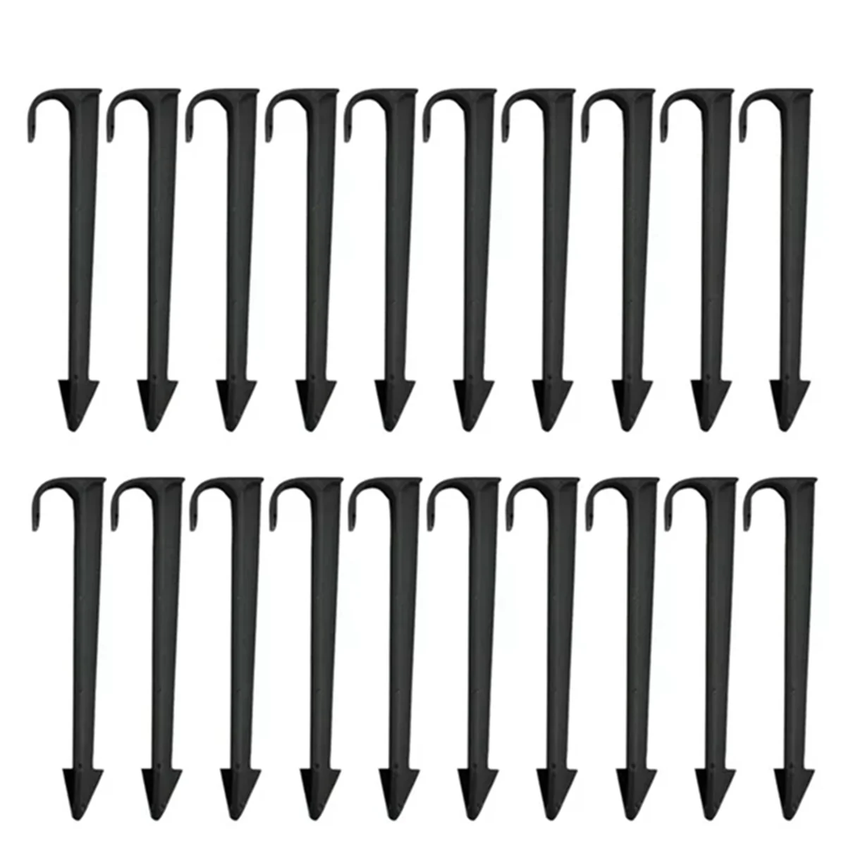 

100PCS Ground Rod Fixed Rods, Garden Irrigation Hose Anchors, Fixed Pile Pipe Brackets, Pipe Brackets for Garden