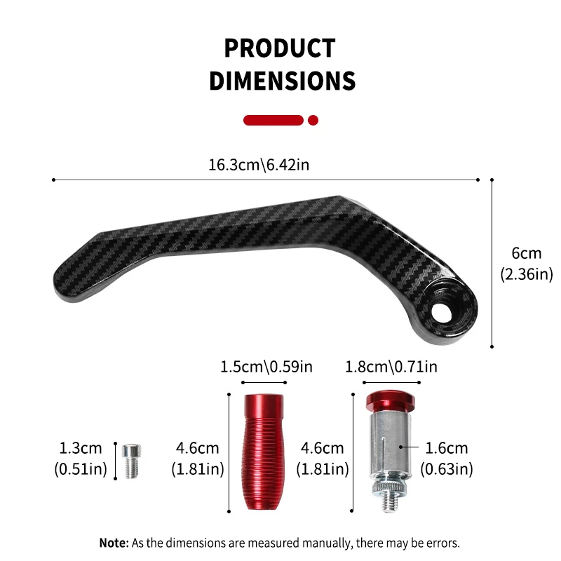 Handguards Upgraded Aluminum for Motorcycle Universal Fit CNC Lever Guard Easy Install Hand Protector Accessory