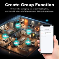 Tuya WiFi Dual Outlet 16A APP Smart Plug 2 in 1 Socket EU with Energy Metering Timer Function Works with Alexa Google Controlled - Image 6