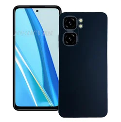 Enhanced Phone Case with Back Ring Holder - TPU Soft Silicone Cover for Oukitel C58 Pro (Black TPU Case)