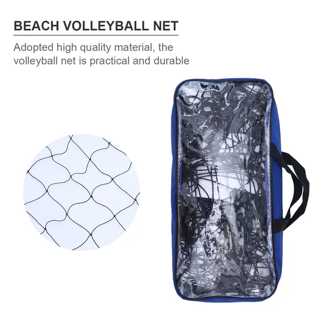 1 set 1 Set Beach Volleyball Net Standard Training Mesh For Outdoor Sports Durable Portable Net For Backyard Wedding Party Use 1 set 1 Set Beach Volleyball Net Standard Training Mesh For Outdoor Sports Durable Portable Net For Backyard Wedding Party Use