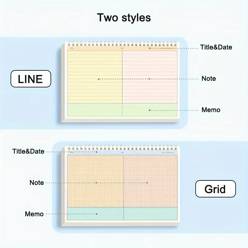 Mind Map Notepad: Premium B5 Coil Notebook for School & Office Writing