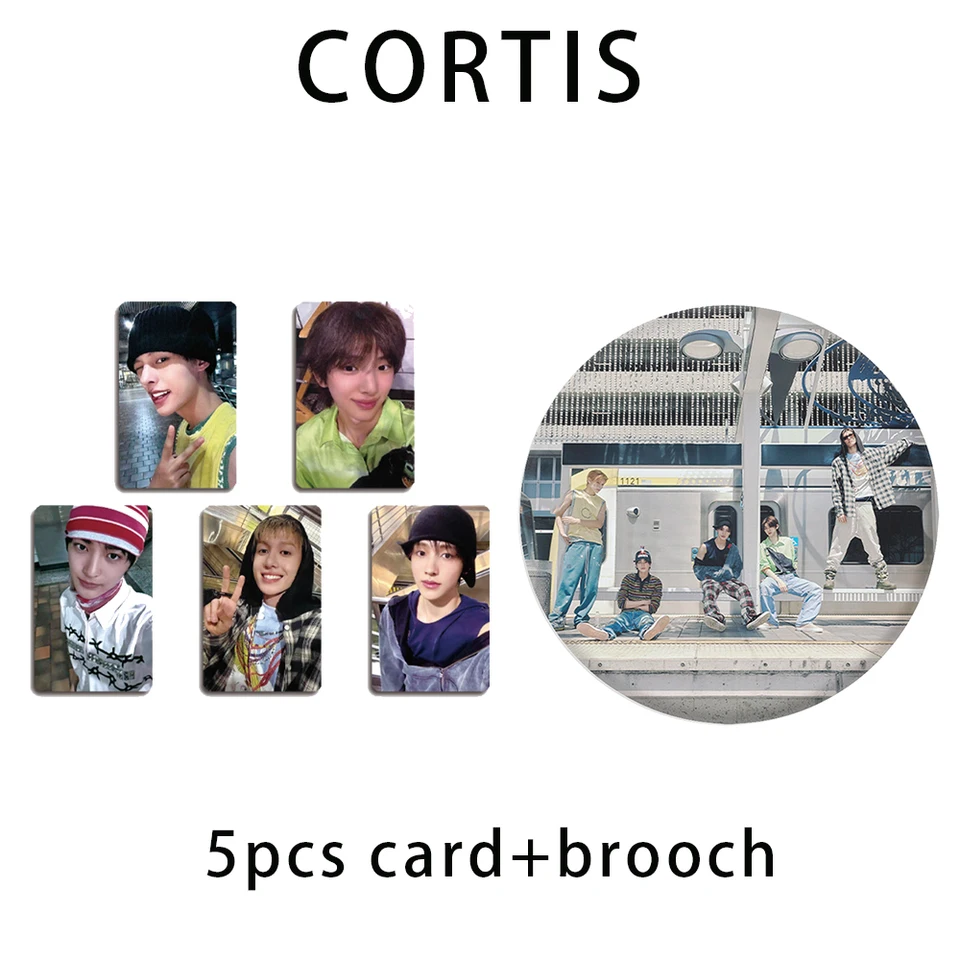 Kpop CORTIS Photocards Color Outside The Lines Card 5pcs/Set