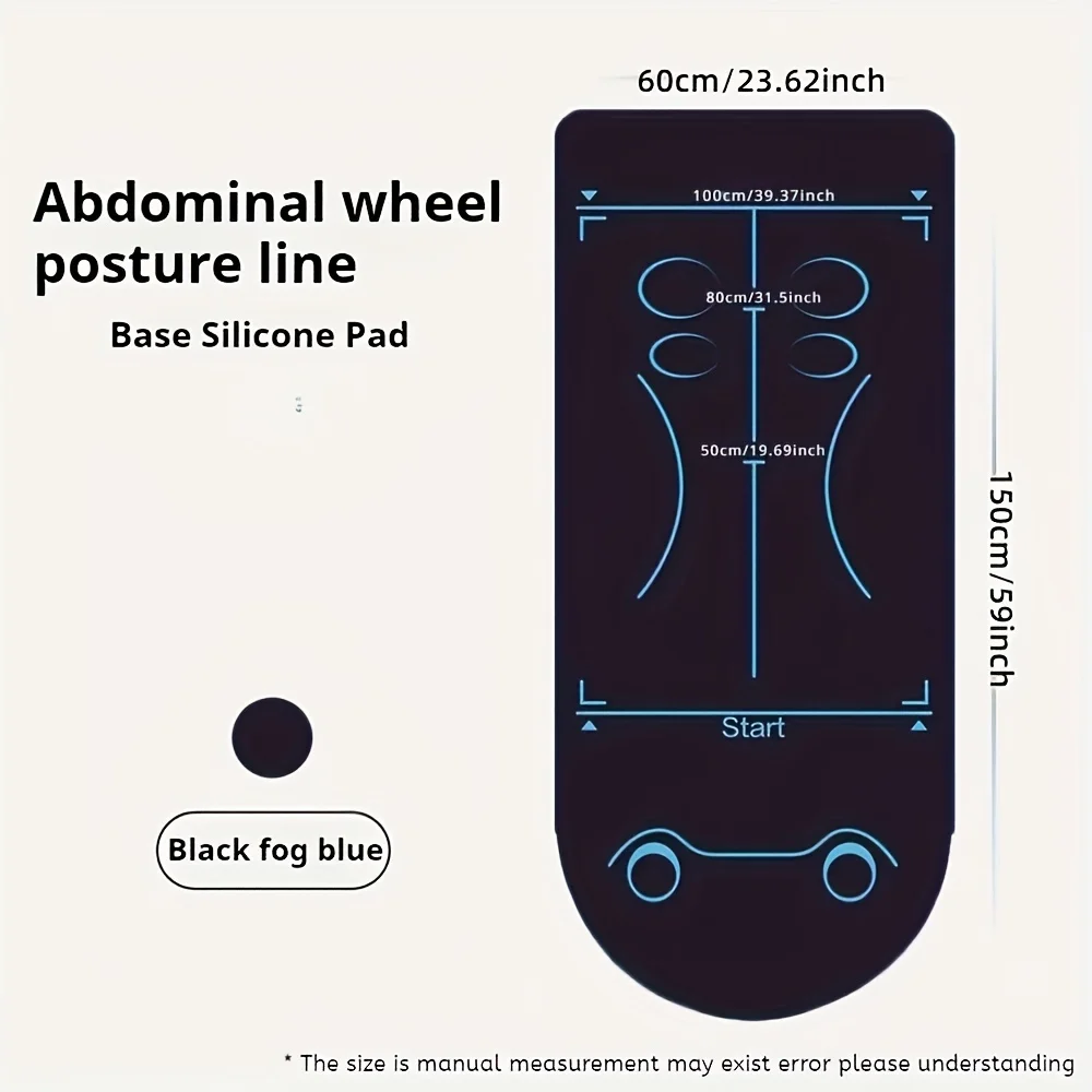 Yoga Mat With Scale Non Slip Eco Friendly Fitness Exercise Abdominal wheel Mat Workout Mats For Home Fitness Equipment