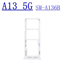 Dual Sim Card Tray Holder Slot Adapter (A13 5G White)