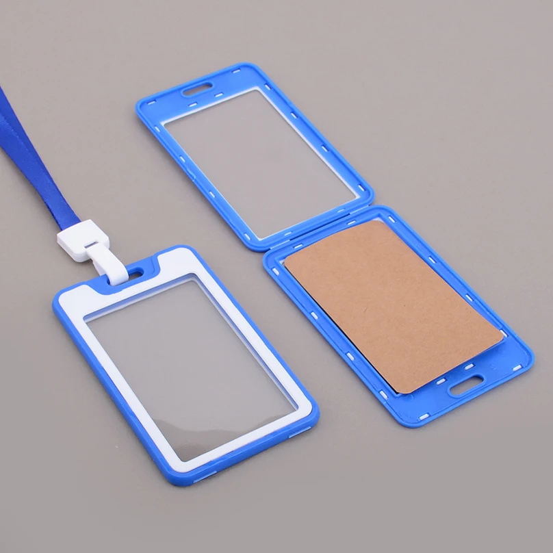 Office Card Holder Work ID Card Holder Lanyard Protective Case Pendant Bus Bank Photocard Office Supplies Holders card holder credit card holder photo card holder card protector idol card protector desk card holder card display stand postcard holder memory card protector