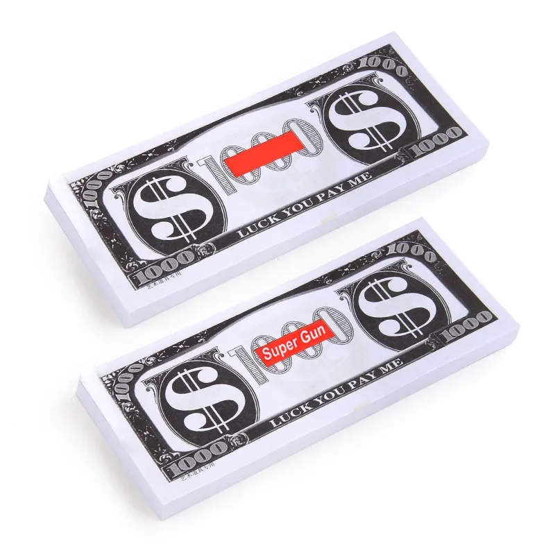 Money Gun Simulation Paper Coin New Creative Black and White Paper Coin Christmas Party Props Children's Home Shopping Props 3