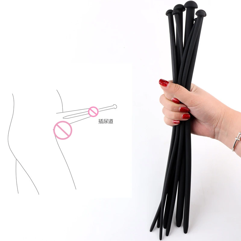 Insert Penis Plug Silicone Urethral Catheter Dilator Horse Eye Stimulation Adult Sex Toys for Men Gay Sounding Urethra Catheter